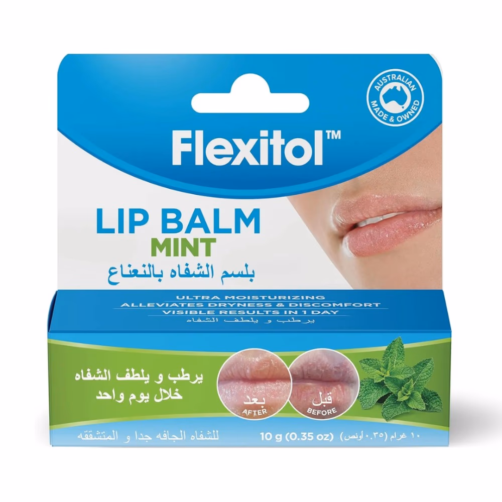 Flexitol Lip Balm Mint 10g