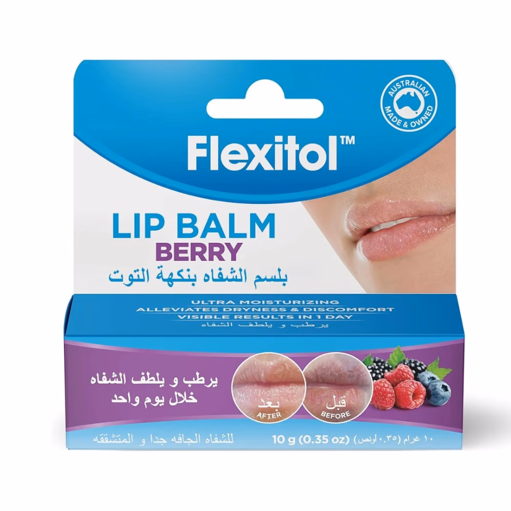 Flexitol Lip Balm Berry 10g