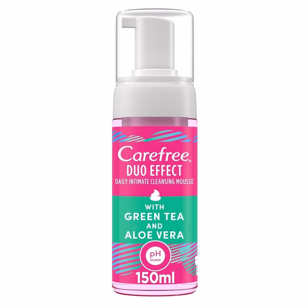 Carefree Duo Effect Intimate Cleansing Mousse 150ml