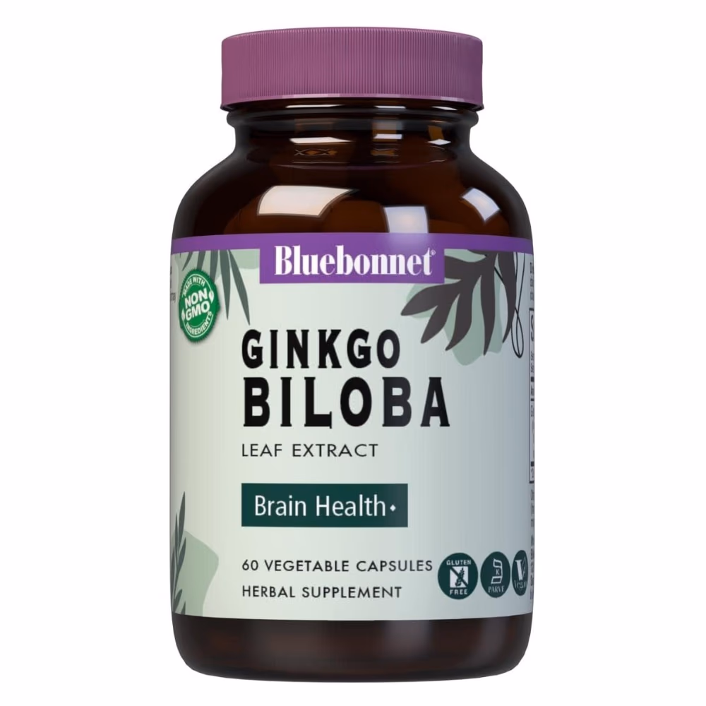 Bluebonnet Ginkgo Biloba 60 Veg Capsules