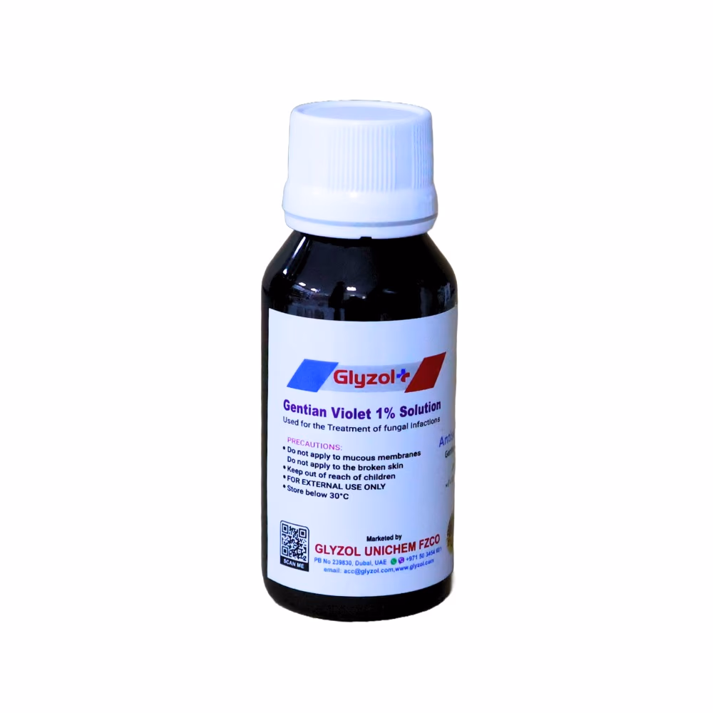 Glyzol Gentian Violet 1% Solution 60ml 1