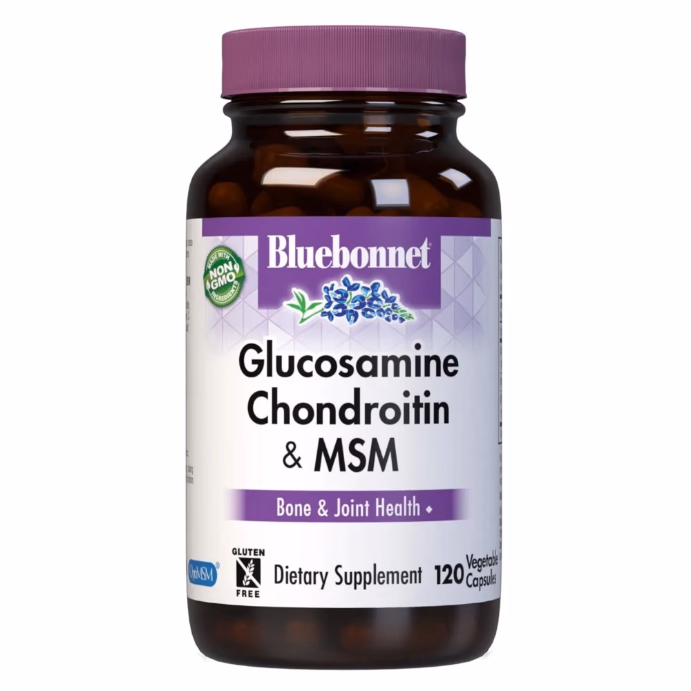 Bluebonnet Glucosamine + Chondroitin + MSM 120 Caps 1