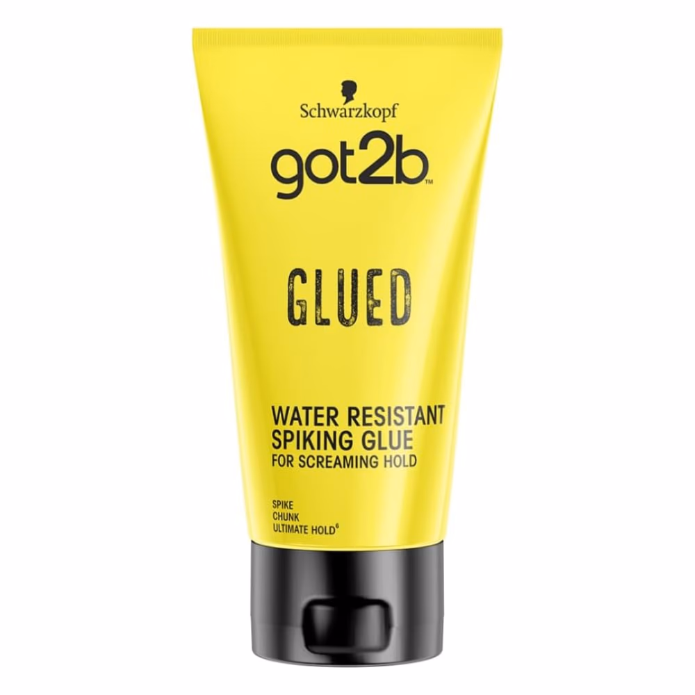 Schwarzkopf Got2b Glued Water Resistant Spiking Gel – 150ml | Extreme Hold Hair Gel for Spikes & Long-Lasting Styles 1