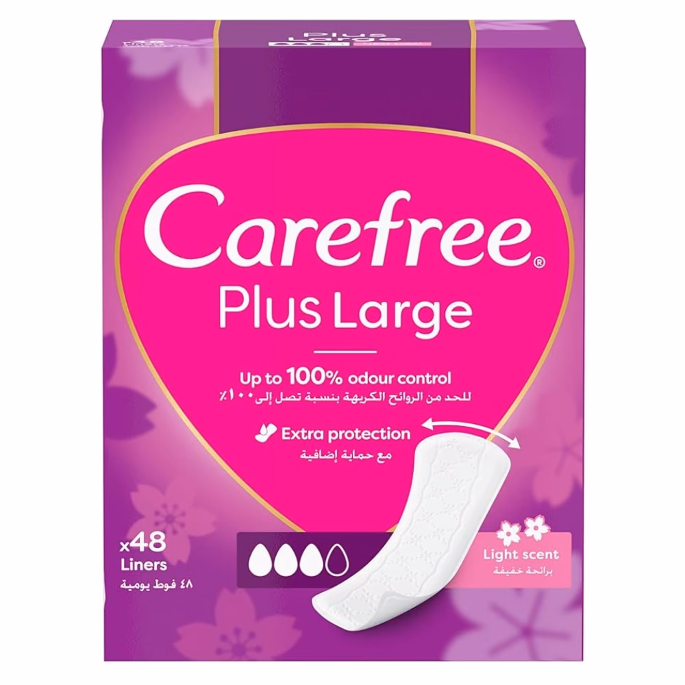 Carefree Plus Large Fresh 48s 1