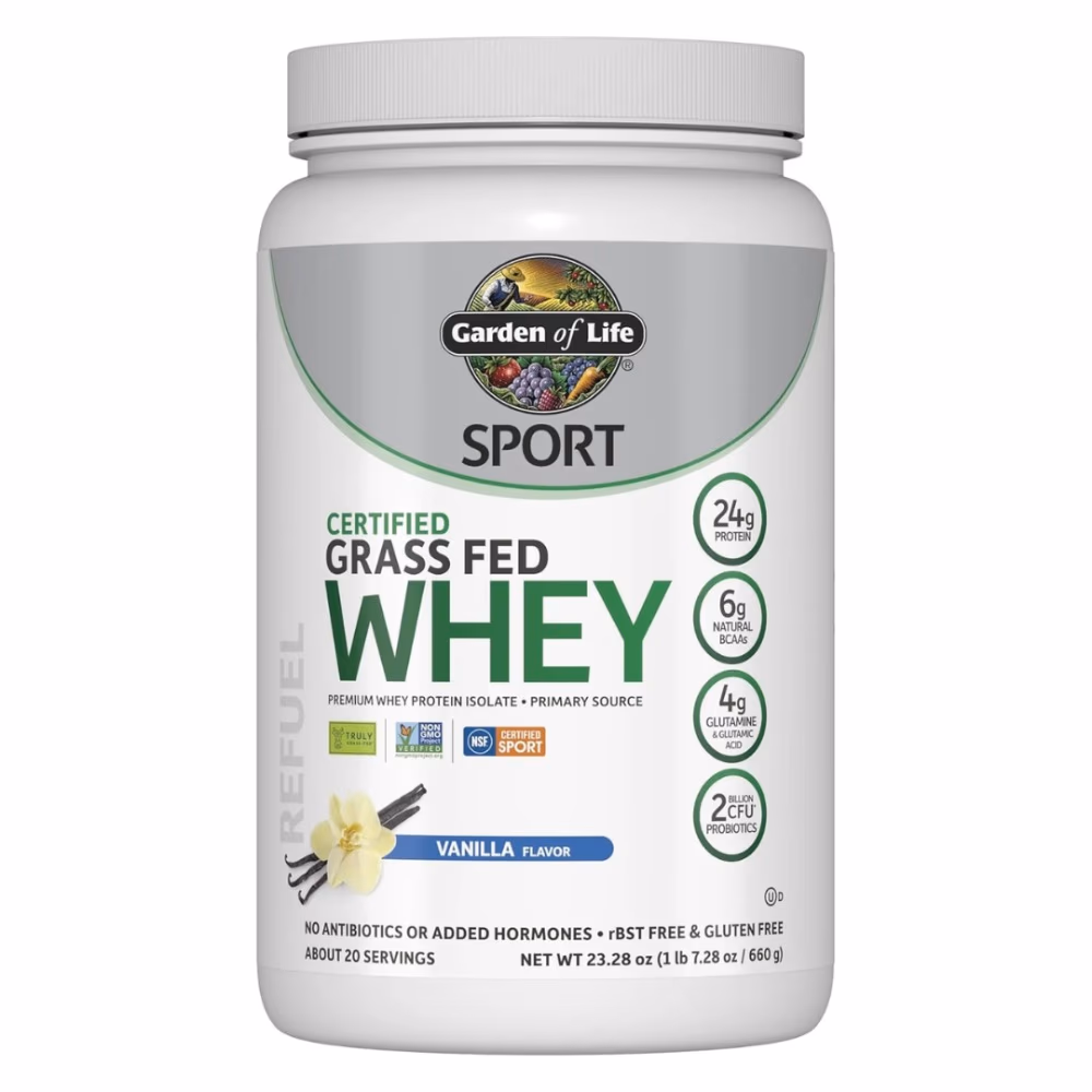 Garden of Life Grass-Fed Whey 640g Vanilla 1
