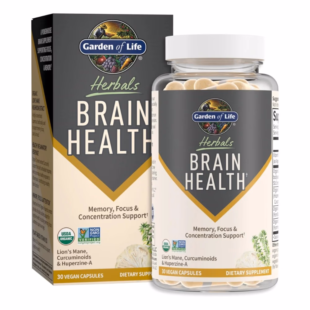 Garden of Life Herbals Brain Health 30 Veg Caps 1