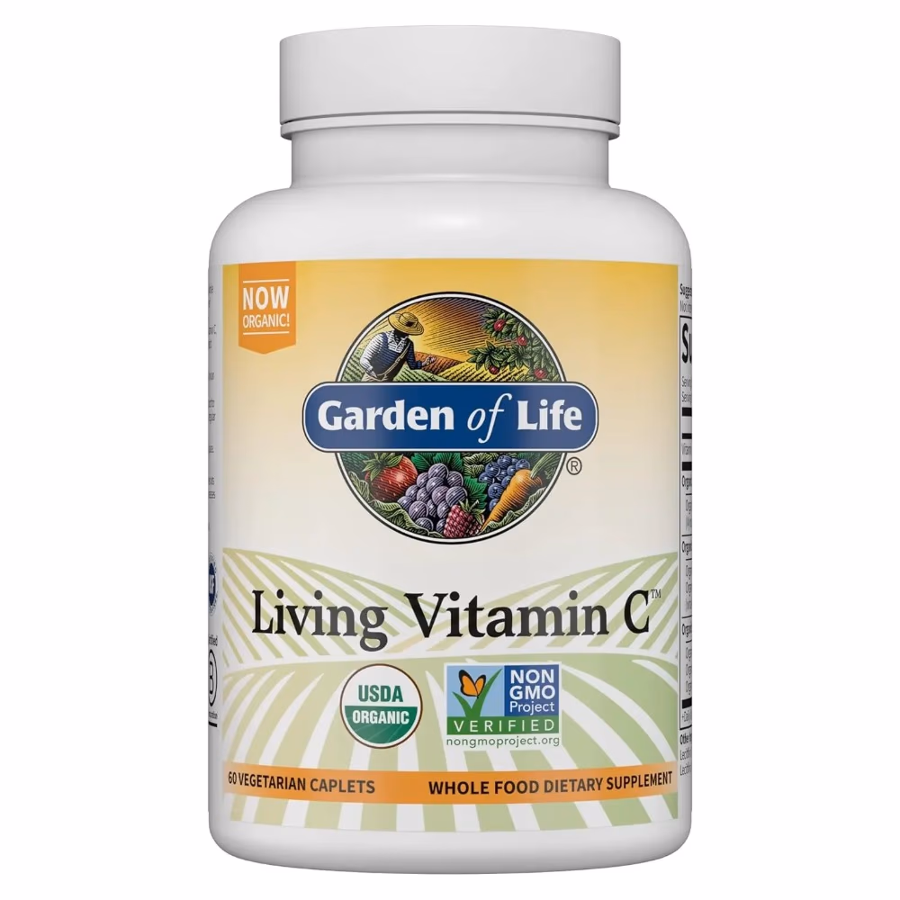 Garden of Life Living Vitamin C 60 Vegetarian Caplets