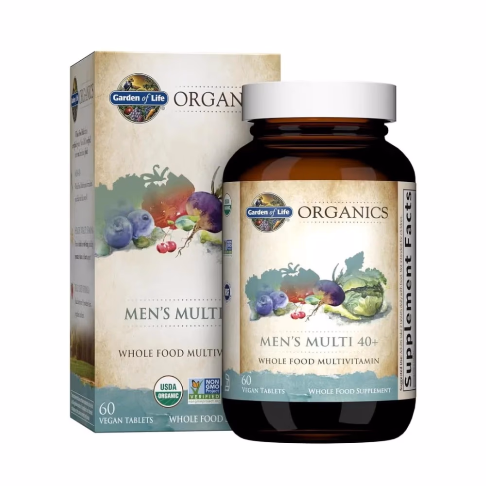 Garden of Life MyKind Men’s Multi 40+ 60 Veg Tabs 1