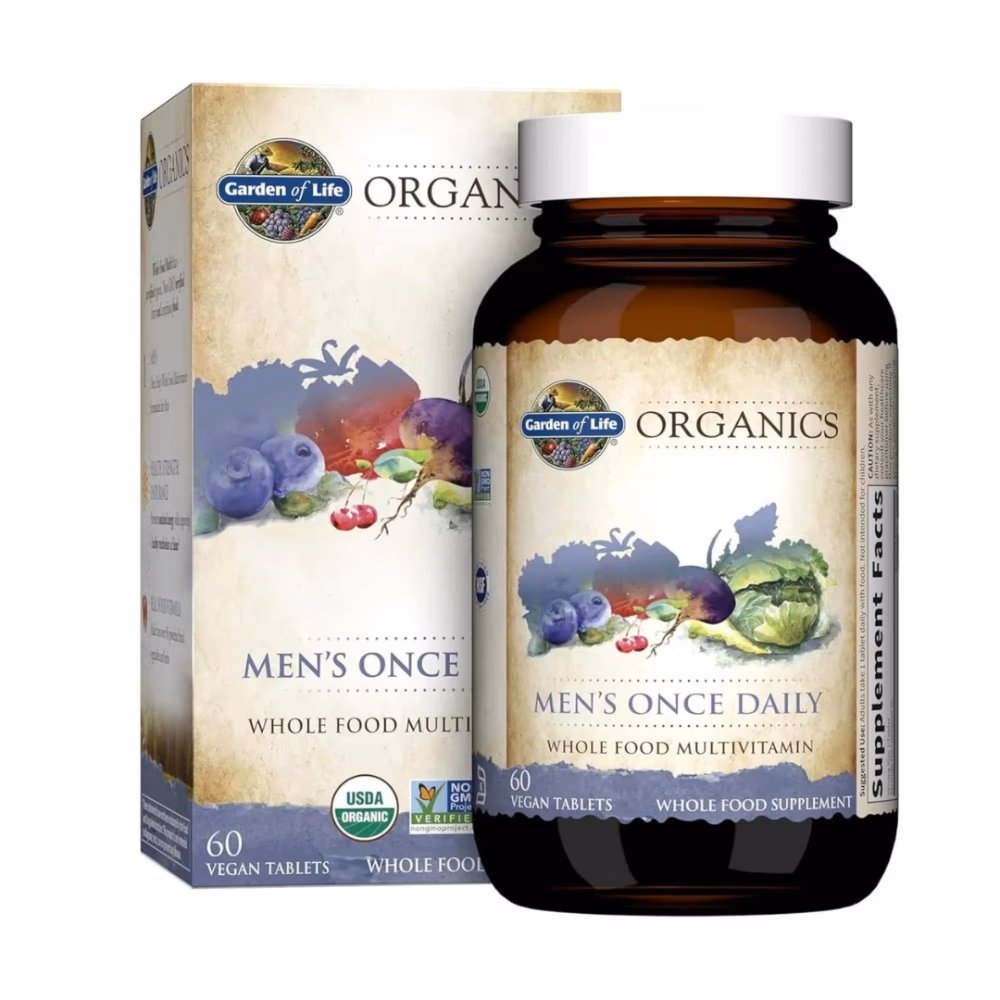 Garden of Life MyKind Men’s Once Daily 60 Veg Tabs 1