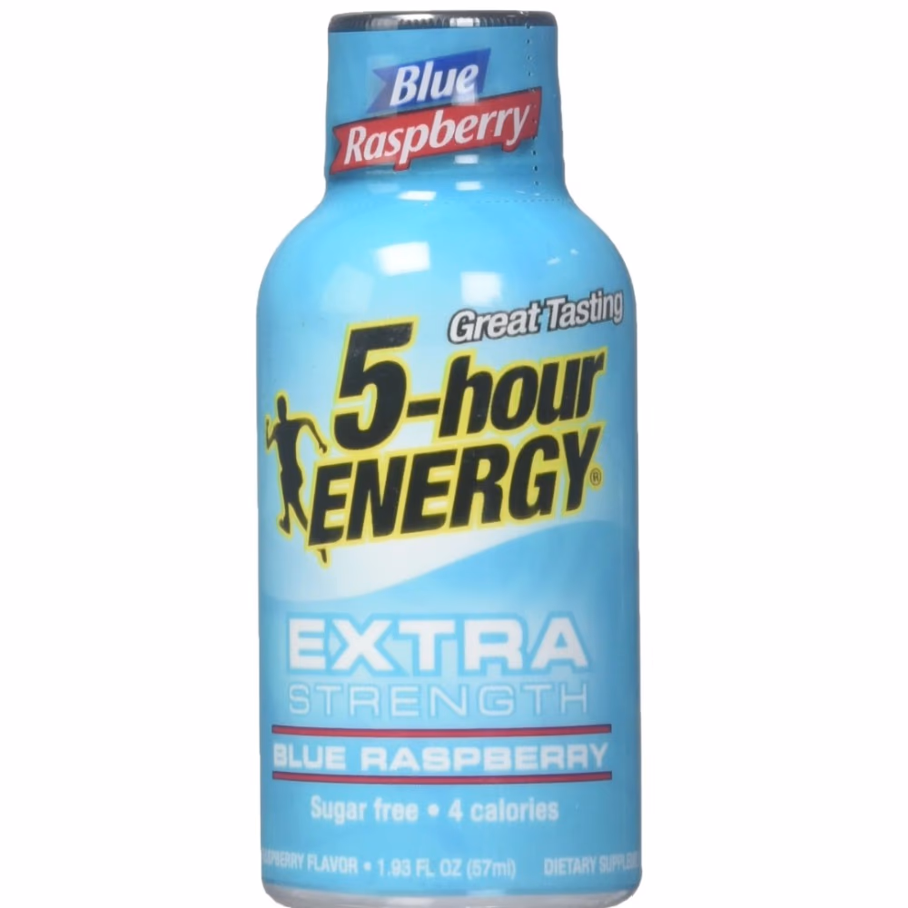 Kirkland Extra Strength Energy Shot Blue Rasp 59ml