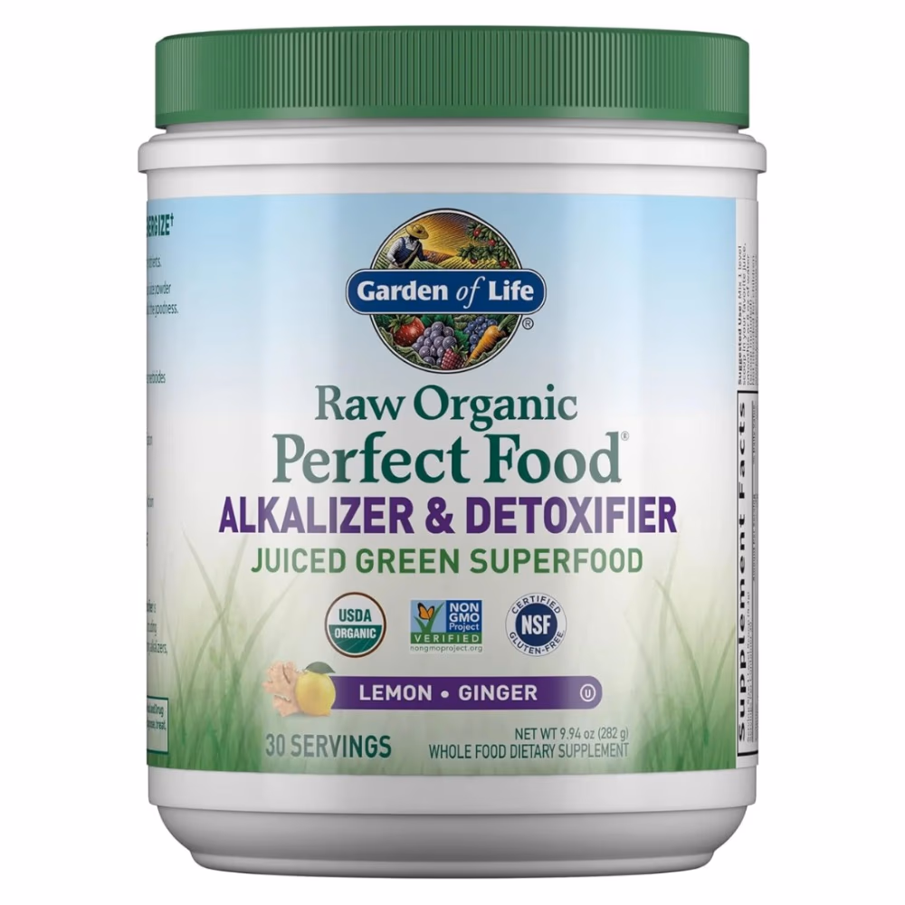 Garden of Life Raw Organic Alkalizer & Detoxifier Powder 30 Servings