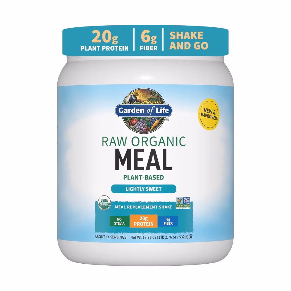 Garden of Life Raw Organic Meal Replacement – Lightly Sweet (14 servings) 1