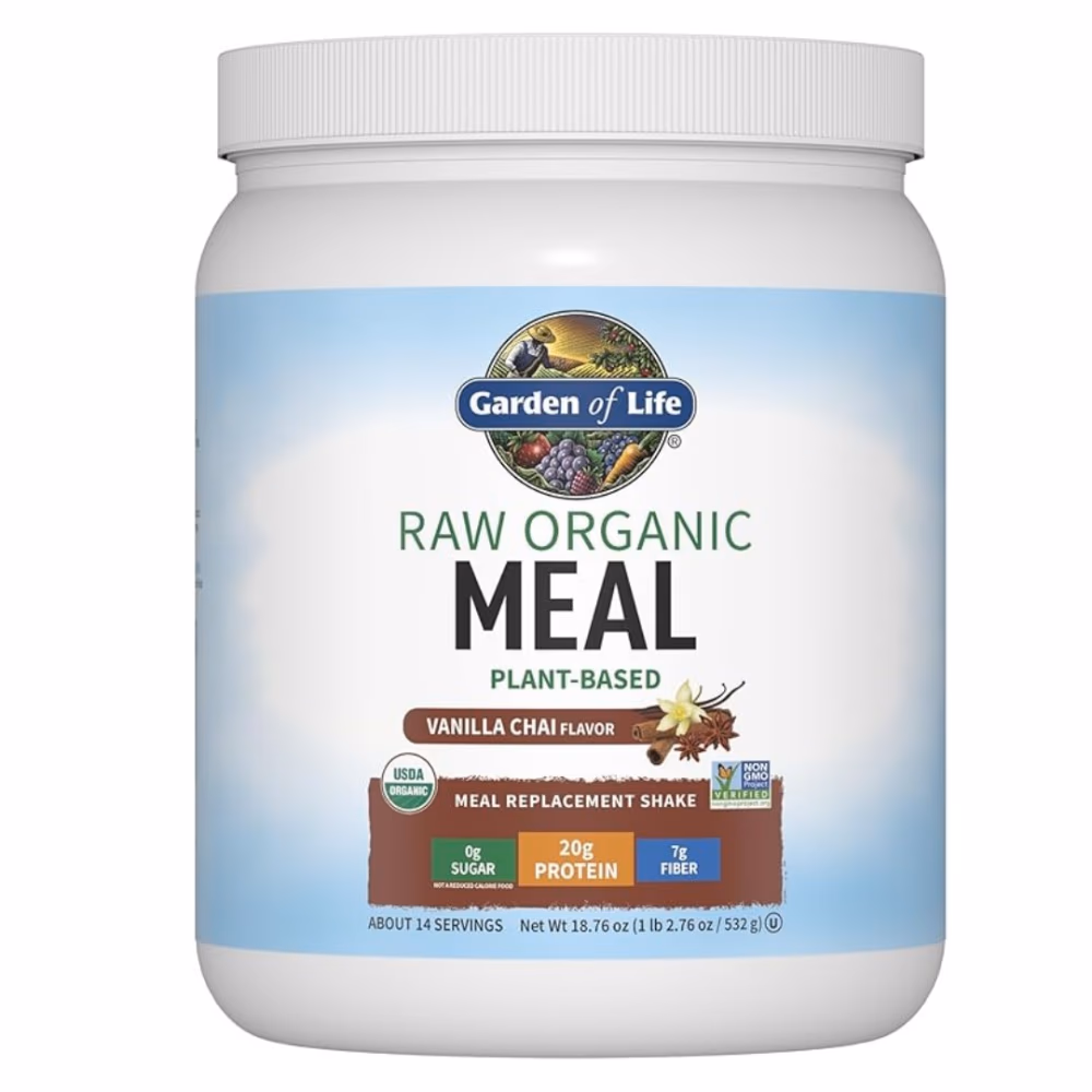 Garden of Life Raw Organic Meal Replacement 1lb Vanilla Spiced Chai