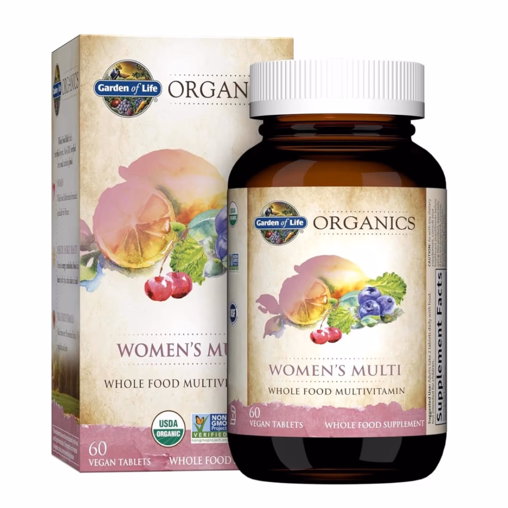 Garden of Life mykind Organics Women’s Multi 60 Vegan Tablets 1