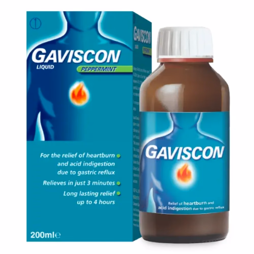 Gaviscon Oral Suspension 200ml - Peppermint Flavor