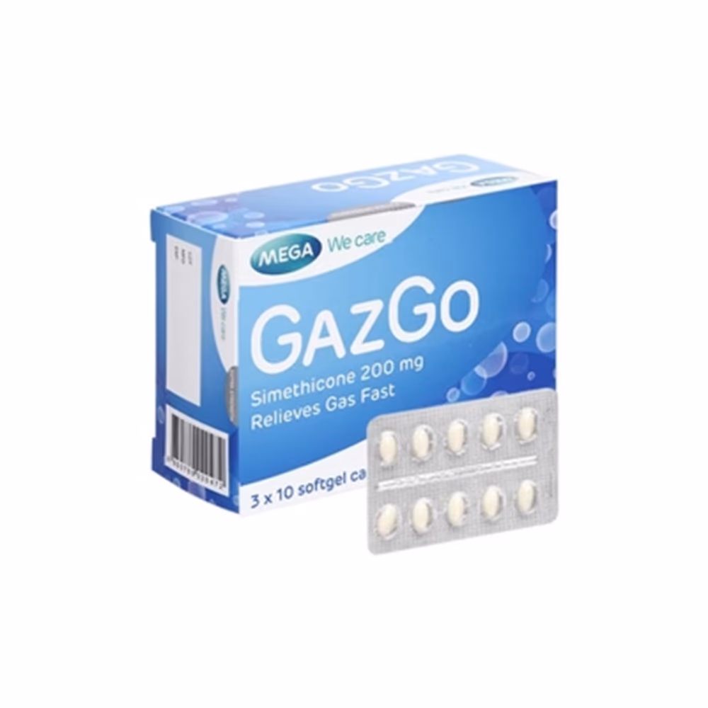 Gazgo 200MG Soft Gel Capsules 30's 1