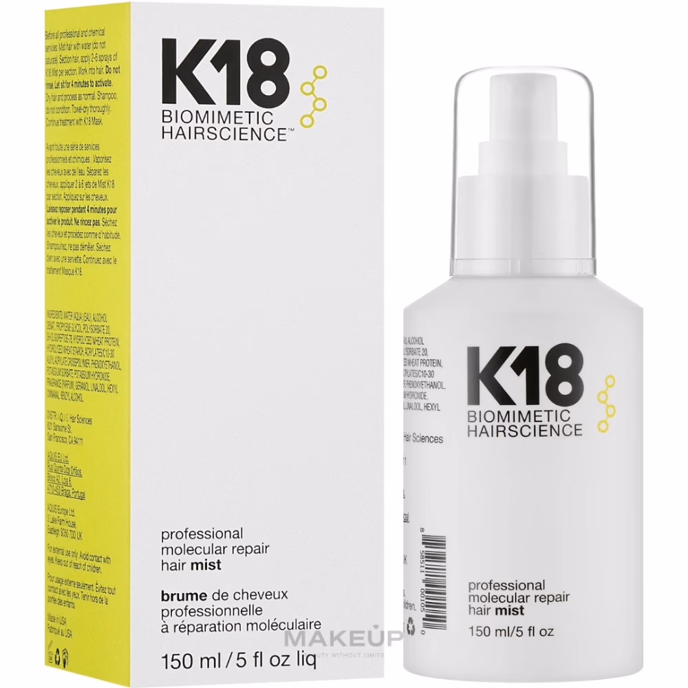 K18 Professional Molecular Repair Hair Mist 30ml - Repair & Protect Your Hair 1