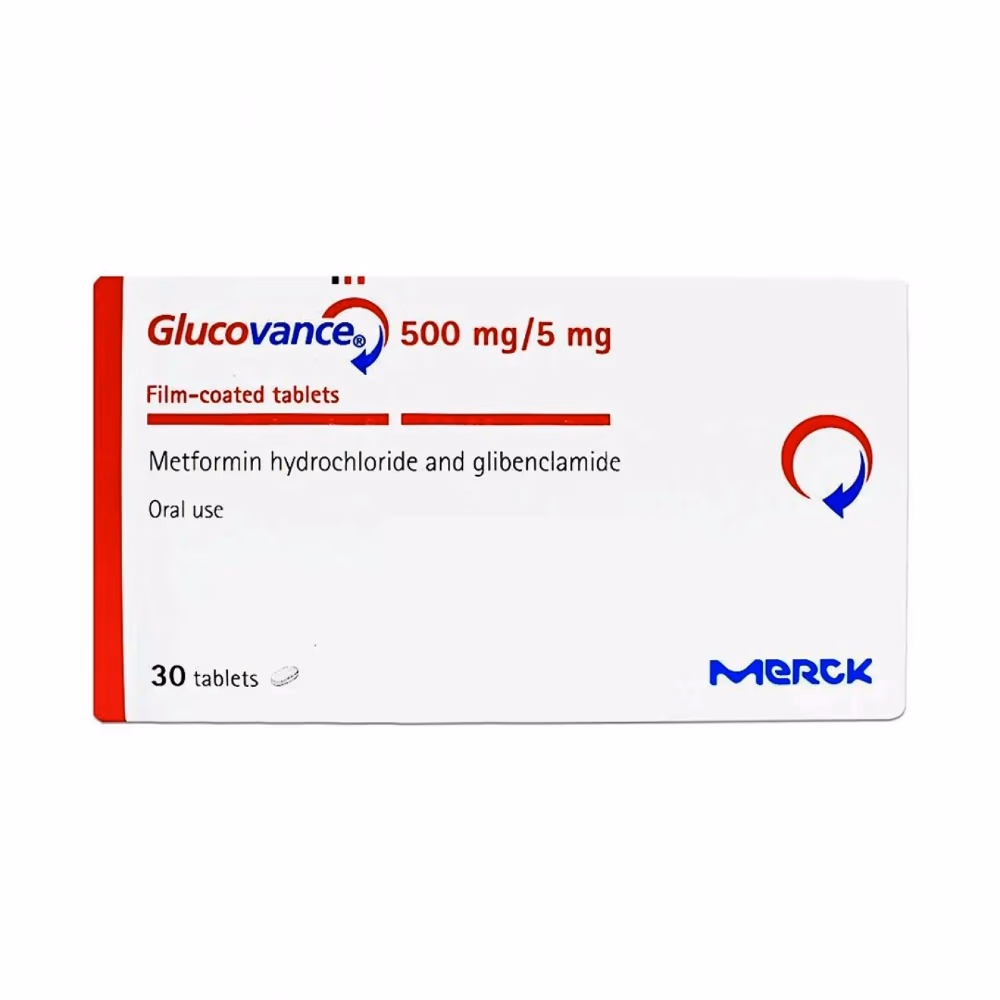 Glucovance 500mg/5mg Tablet | Pack of 30 1