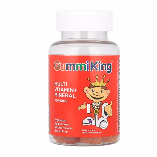 Gummi King Multivitamin Plus Mineral Gummies for Kids – 60 Count