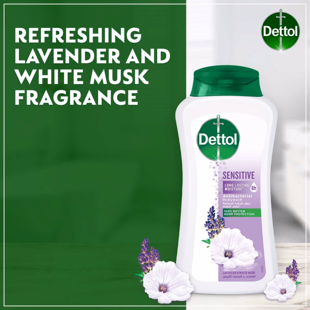 Dettol Sensitive Body Wash 250ml 2