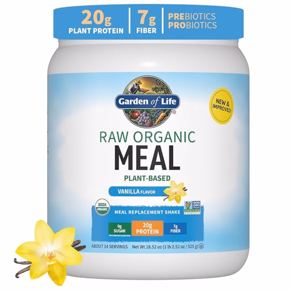Garden of Life RAW Organic Meal Replacement 1LB Vanilla