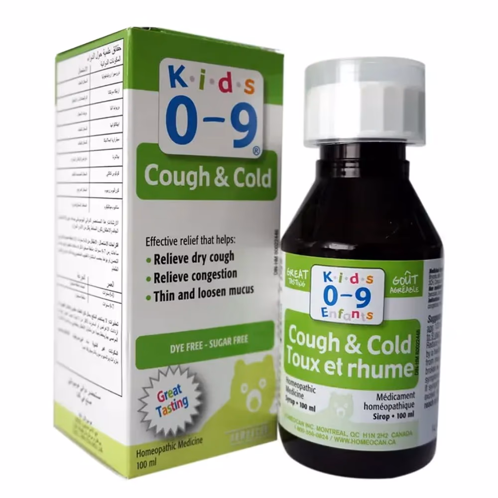 Homeocan Kids 0-9 Cough & Cold Herbal Syrup - 100ml