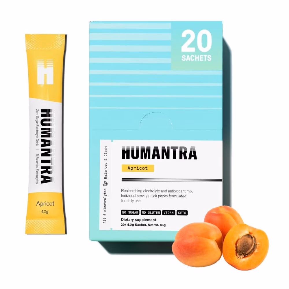 Humantra Electrolyte Powder Apricot- 20 Sachets