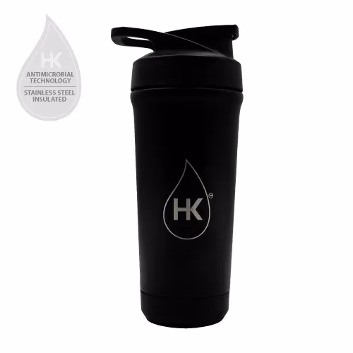 Hydrakeg A+ Stainless Steel Shaker – Black (750ml)