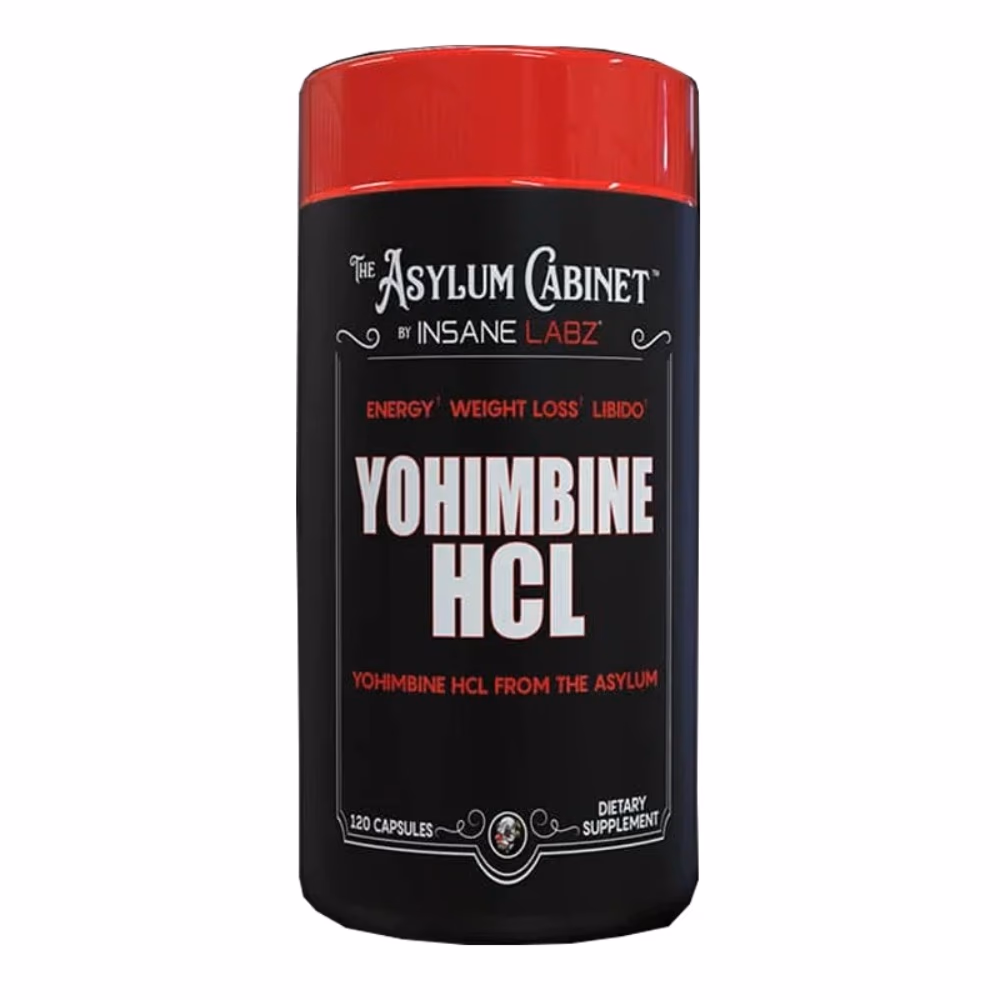Insane Labz Yohimbine HCL – 120 Capsules | Fat Burner & Energy Support for Metabolism, Focus & Performance 1