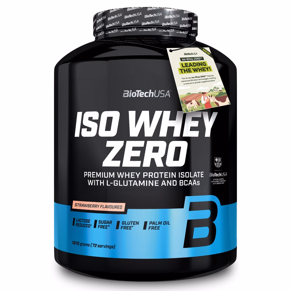 BiotechUSA ISO Whey Zero Strawberry 1816g