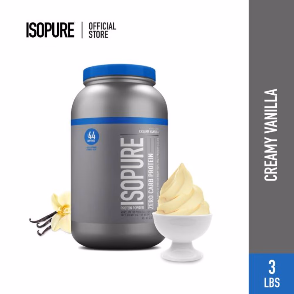 Isopure Zero Carb Creamy Vanilla 3 lb 3