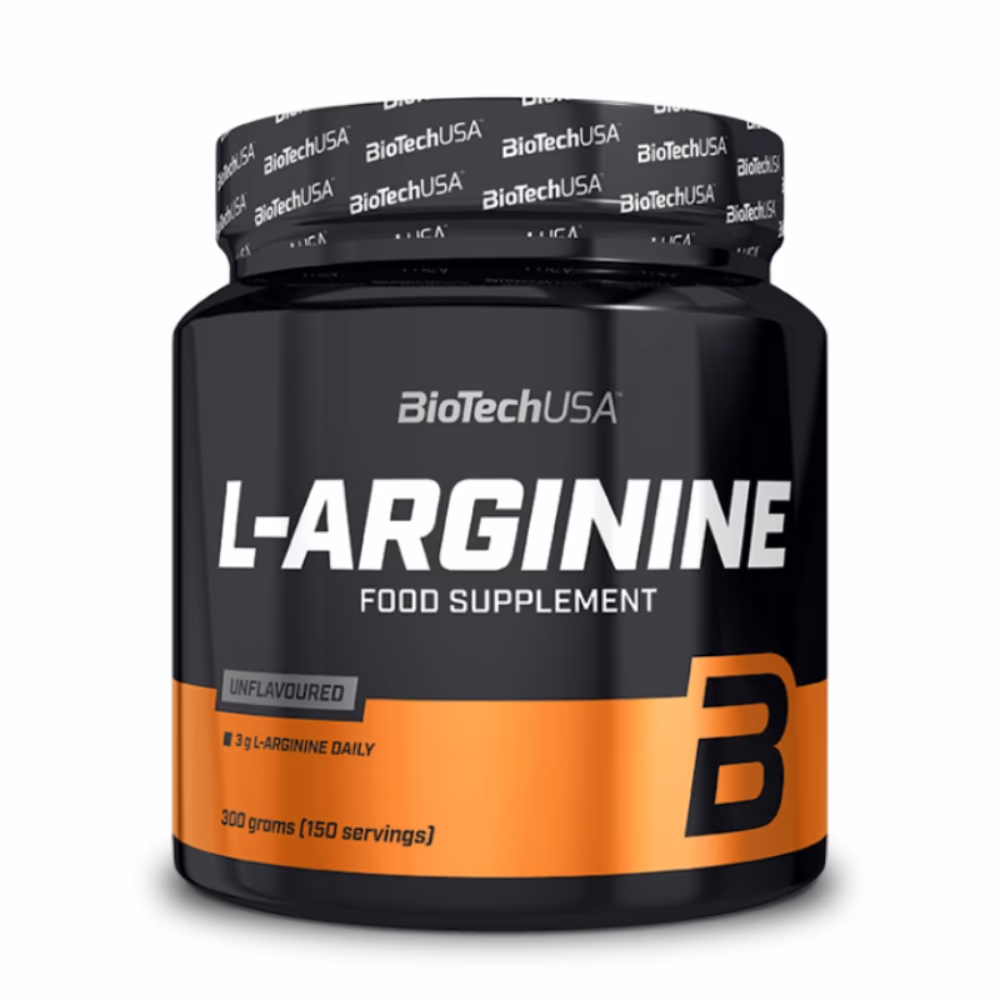 BioTechUSA L-Arginine Powder Unflavoured 300g: Pure Amino Acid Supplement for Nitric Oxide Support 1