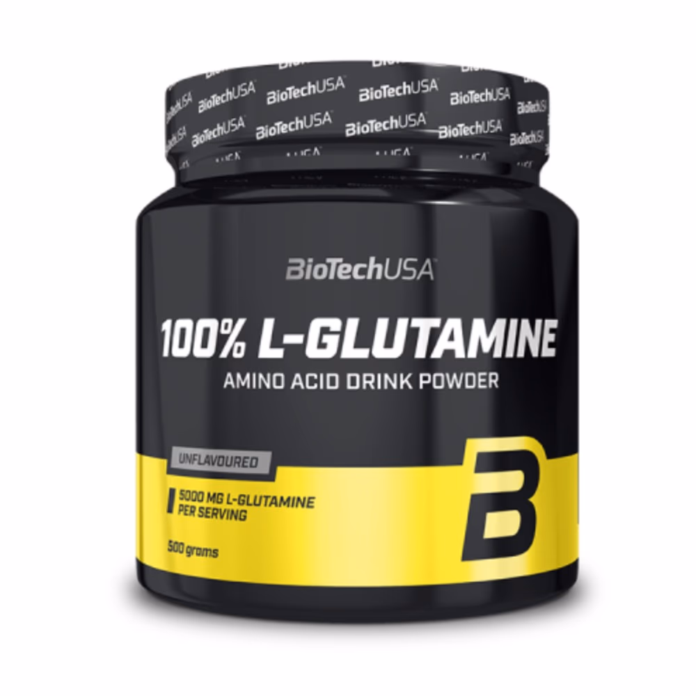 BioTechUSA L-Glutamine Powder 500g: Pure Amino Acid for Muscle Recovery & Immune Support 1