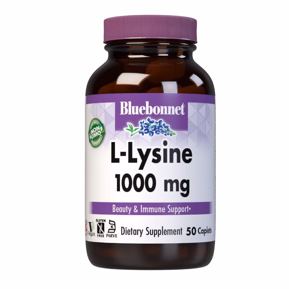 Bluebonnet L Lysine 1000mg 50 Caplets 1