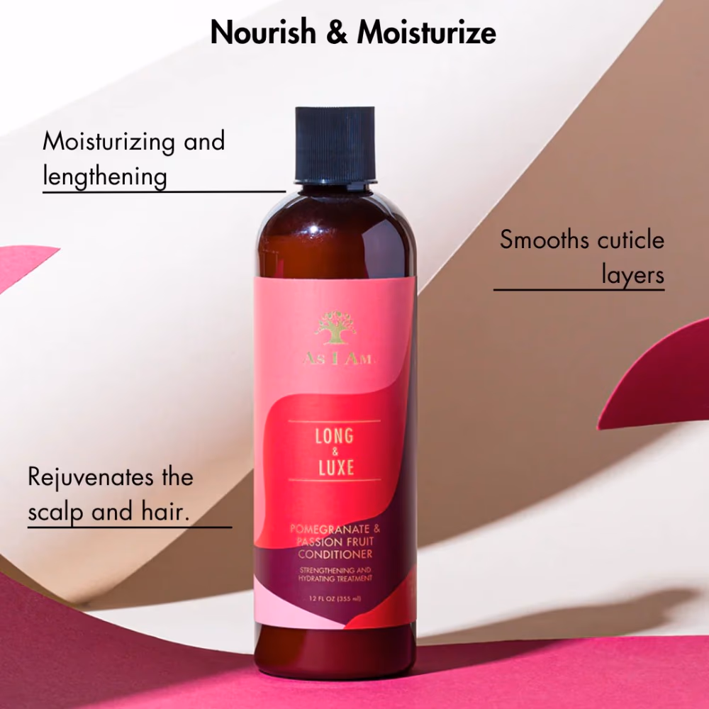 As I Am Long & Luxe Pomegranate & Passion Fruit Conditioner - 355ml 2