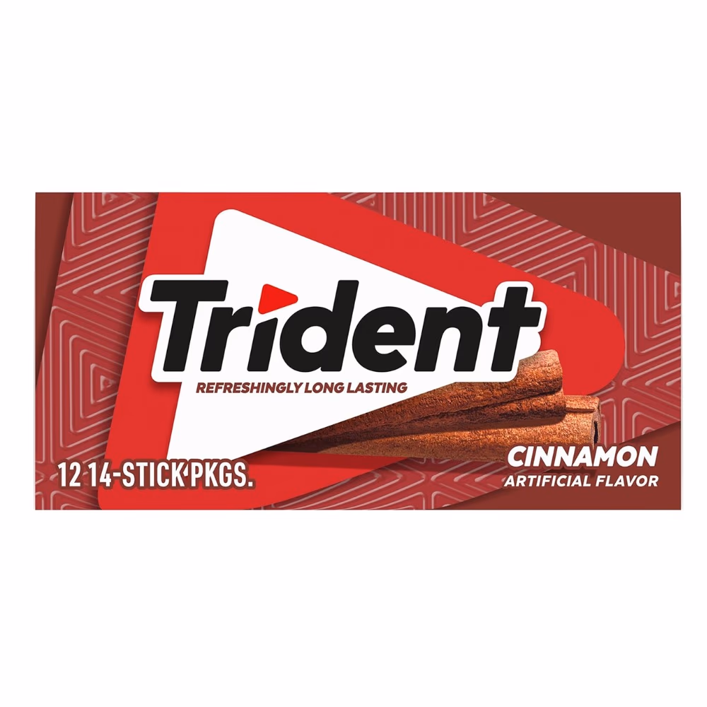 Trident Chewing Gum Cinnamon 14s