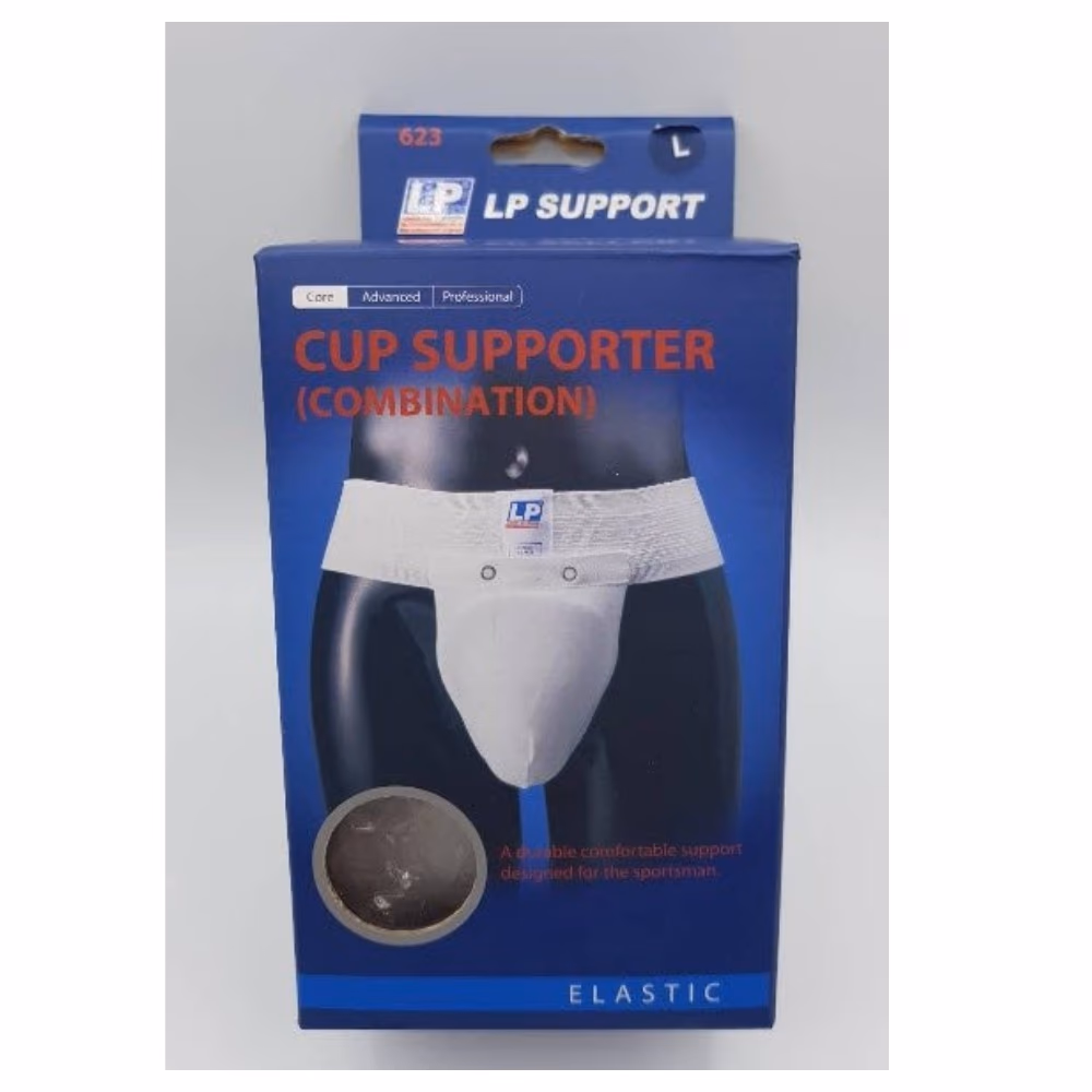 LP 623 Cup Supporter Large – Athletic Groin Protection with Hard Cup for Sports Safety 1