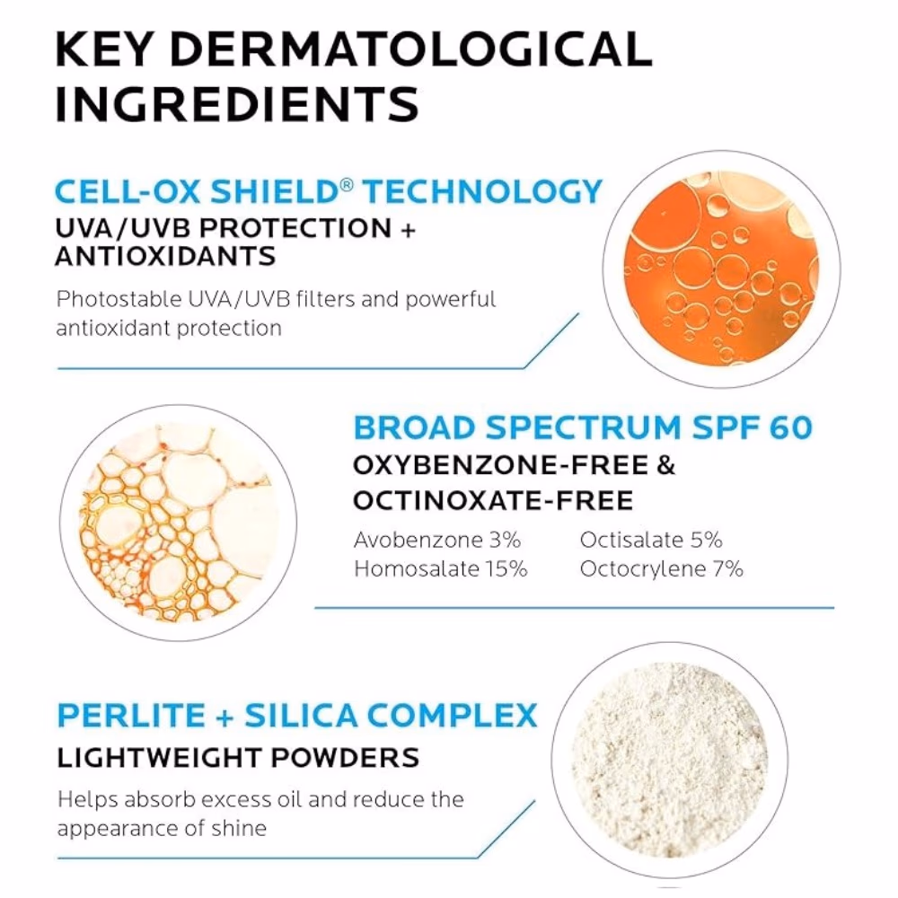 LRP Anthelios Clear Skin Sunscreen SPF 60 (50ml)  Oil-Free Sun Protection for Acne-Prone Skin 4