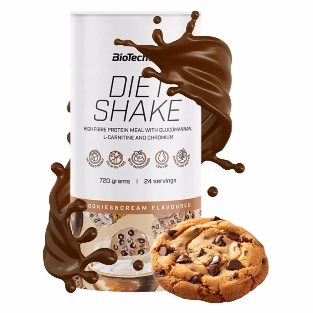 BioTechUSA Diet Shake Cookies & Cream 720g – Meal Replacement Shake for Weight Management 1