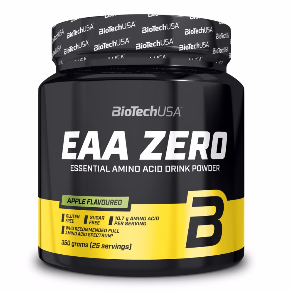 BioTechUSA EAA Zero Apple 350g – Essential Amino Acid Powder for Recovery & Performance