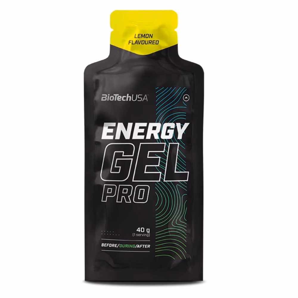 BioTechUSA Energy Gel Lemon 40g – Quick Carbohydrate Boost for Endurance 1