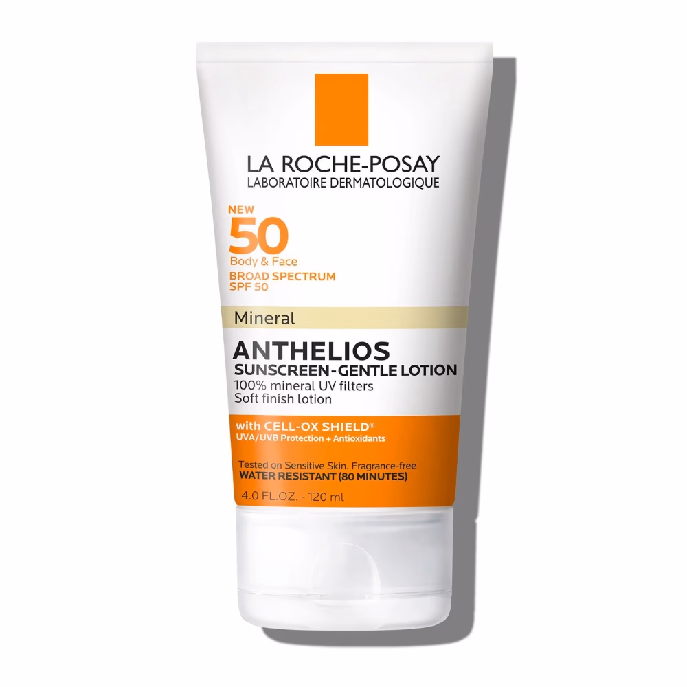 La Roche-Posay Anthelios Mineral Sunscreen SPF 50 (120ml) – Broad-Spectrum UV Protection for Sensitive Skin