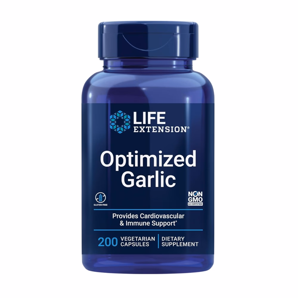 Life Extension Optimized Garlic 200 Vegetarian Capsules