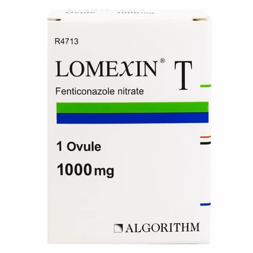 Lomexin T 1000mg Vaginal Ovules 1s