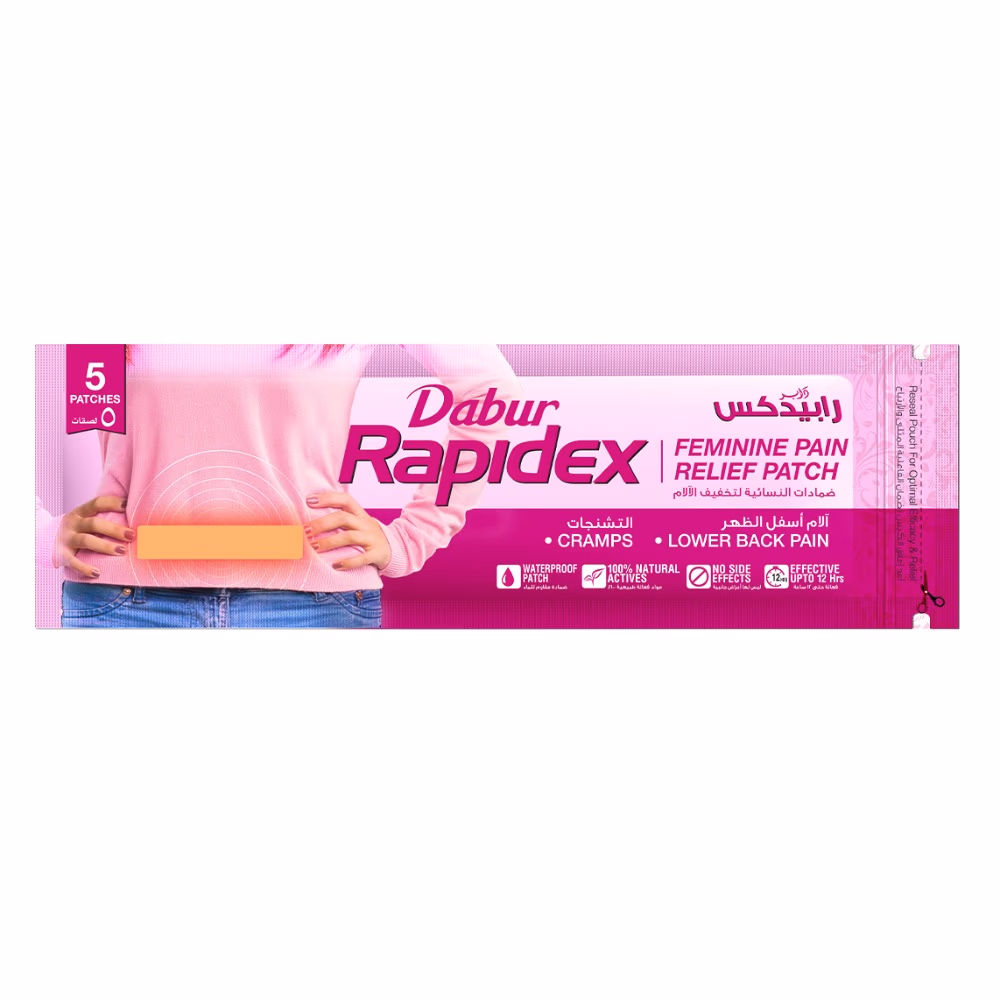 Dabur Rapidex Feminine Pain Patch 12X5S
