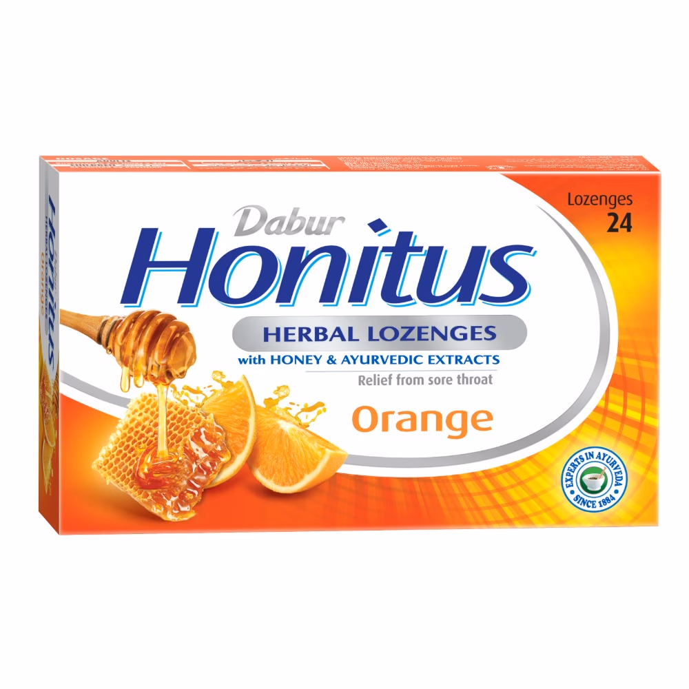 Dabur Honitus Herbal Lozenges Orange 24S 1