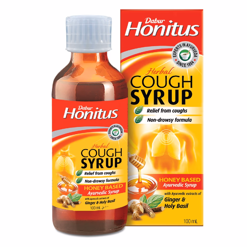 Dabur Honitus Herbal Cough Syrup 100ml
