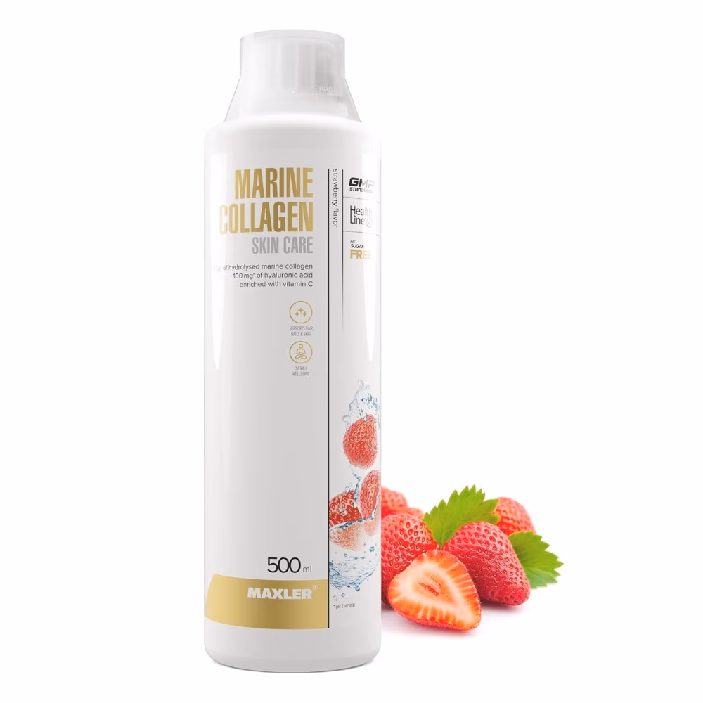 Maxler Marine Collagen Skin Care in Strawberry flavor (500 ml)