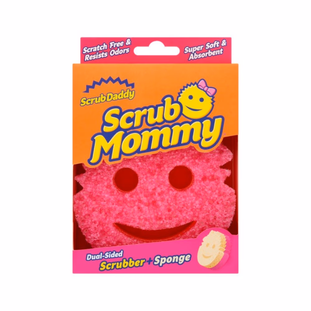 Scrub Mommy Dual Sided Scrubber Pink