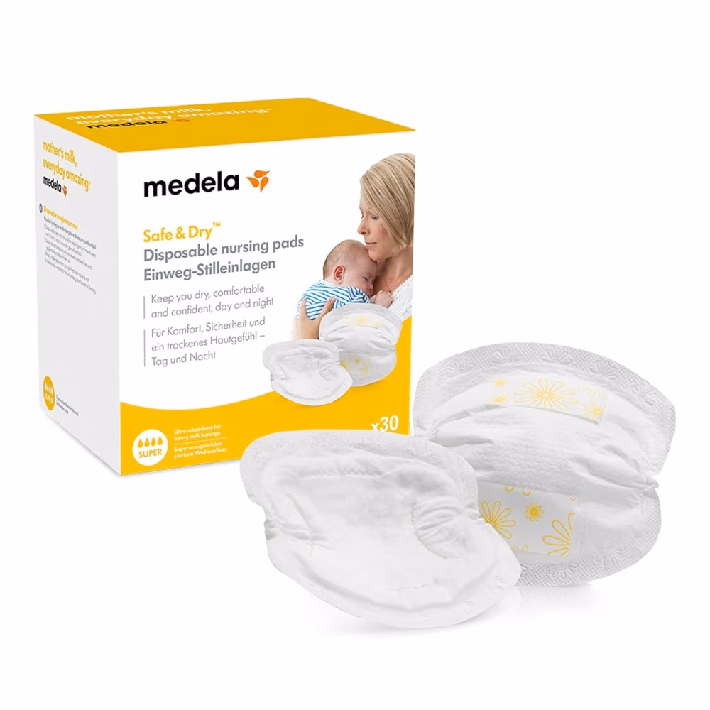 Medela Safe & Dry Disposable Nursing Pads 30s